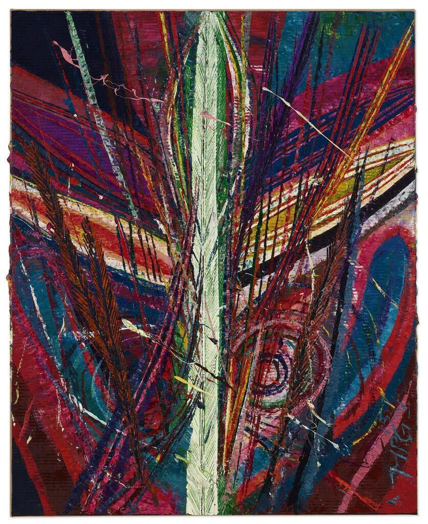 Mark Grotjahn, Untitled (Non-Indian #5 Face 45.60)