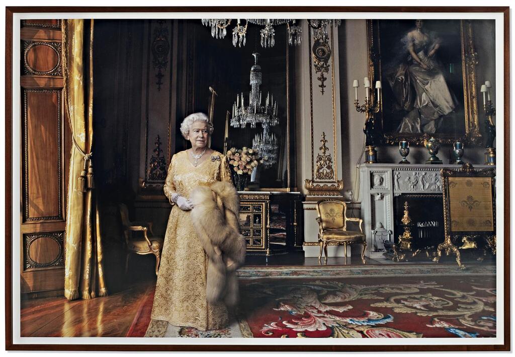 Queen Elizabeth II, The White Drawing Room, Buckingham Palace, London