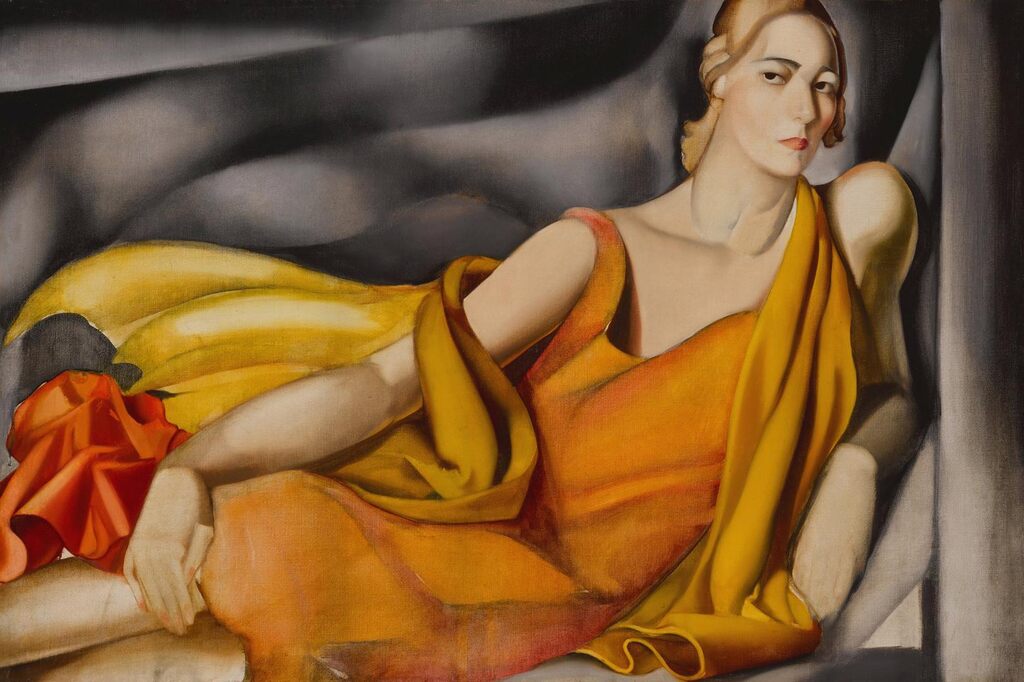 Tamara De Lempicka, Femme à la robe jaune