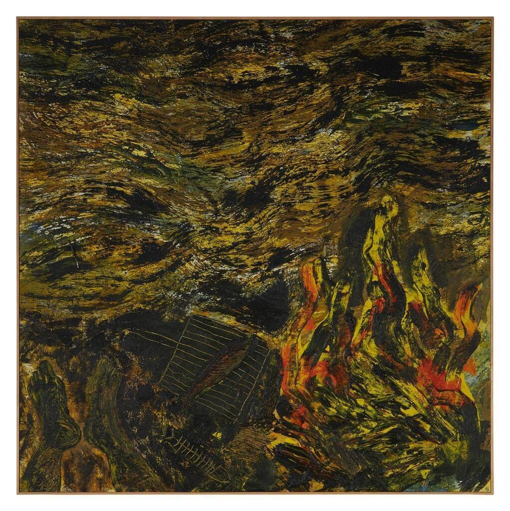 Feu, poisson, et pieds