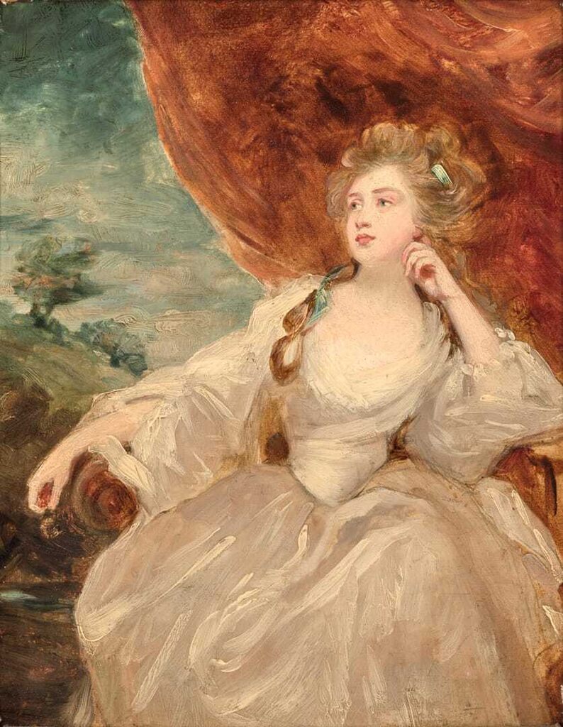 Sketch for the Portrait of Lady Stanhope