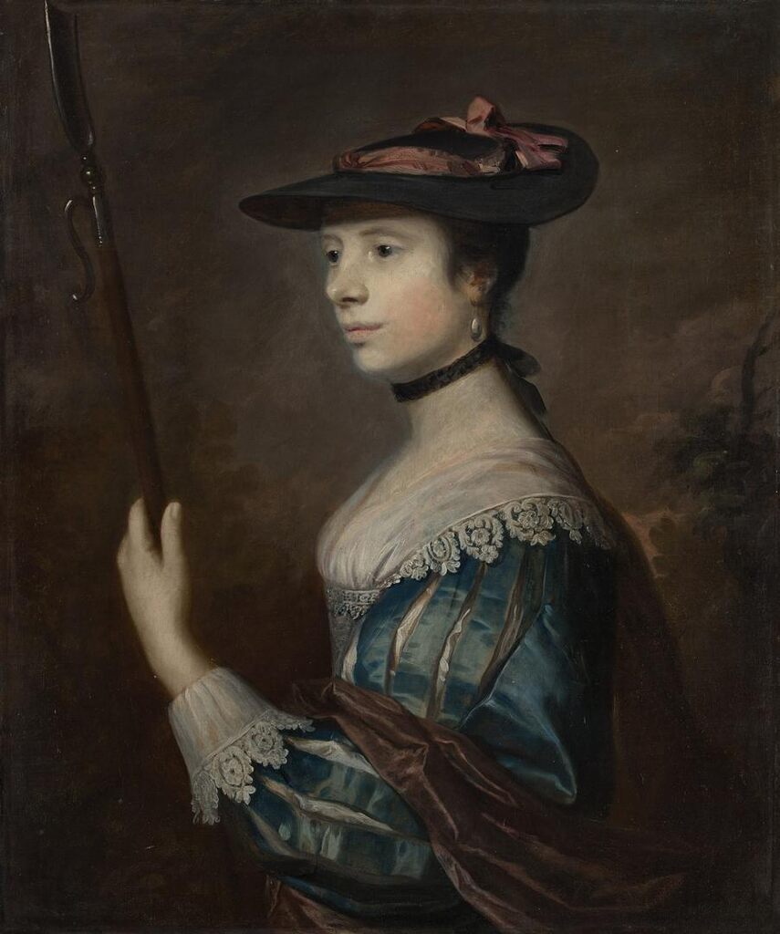 Portrait of Anne Sneyd as a Shepherdess