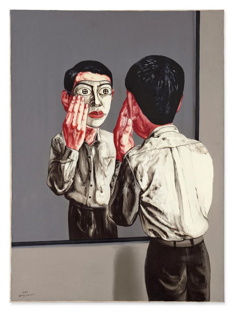 Zeng Fanzhi, Mask Series 1999 no. 1