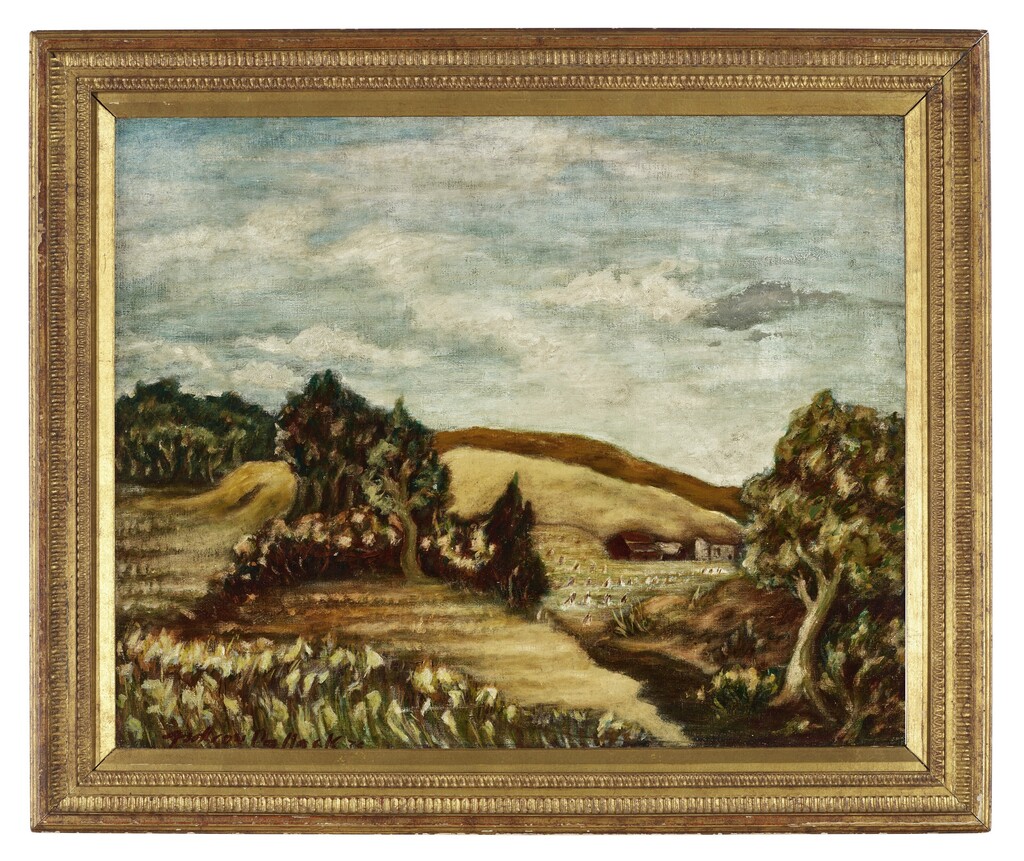 Untitled (Landscape with Tree to Right)