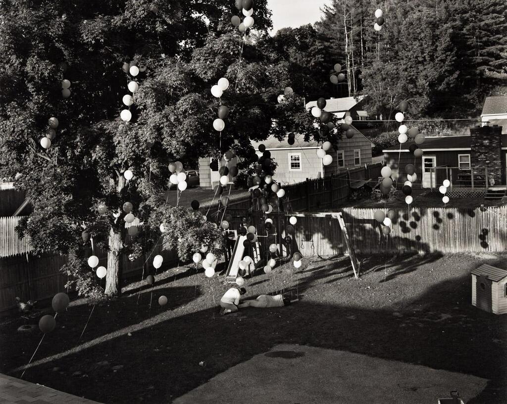 Untitledballoons in backyard from the series Hover