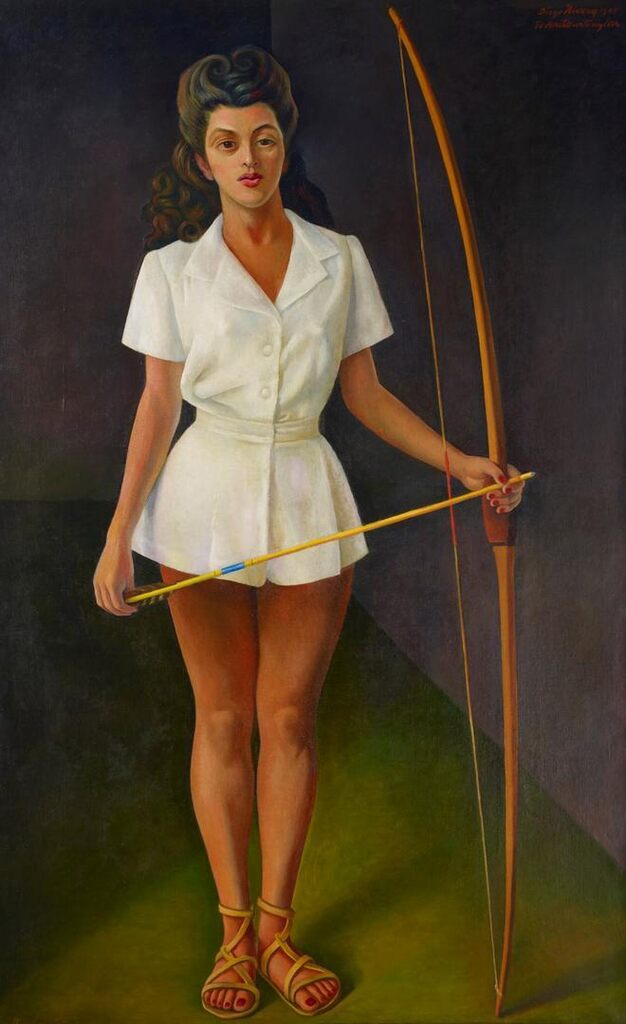 Retrato de Anita Antunes (Diana Cazadora)