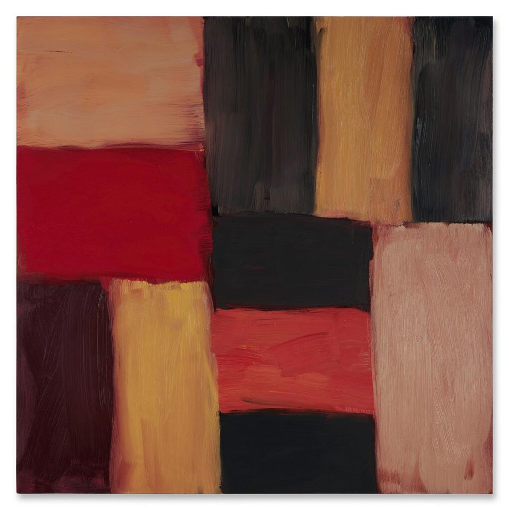 Sean Scully, Barcelona Red Black Pink
