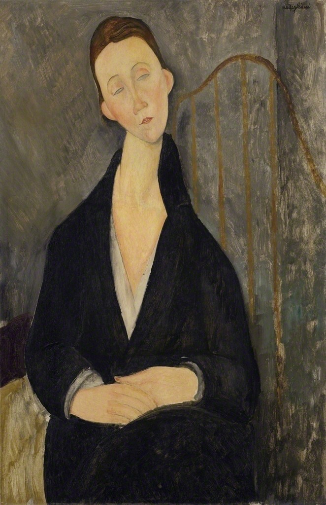 Lunia Czechowska (à la robe noire)