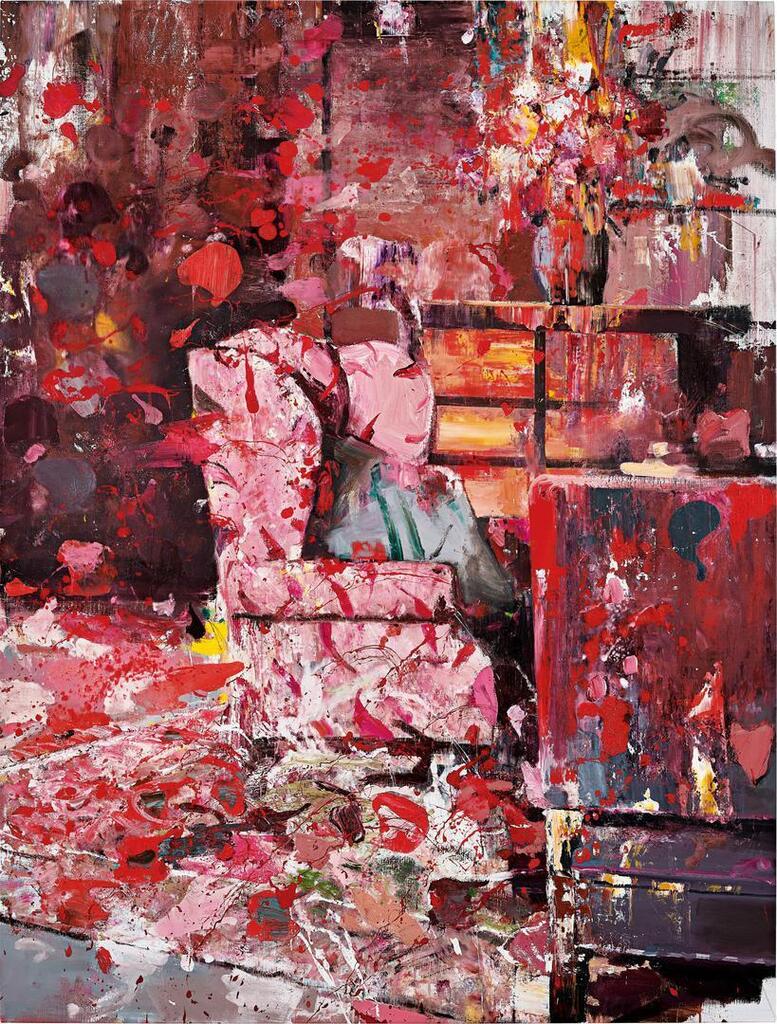 Adrian Ghenie, Pie Fight Interior 9