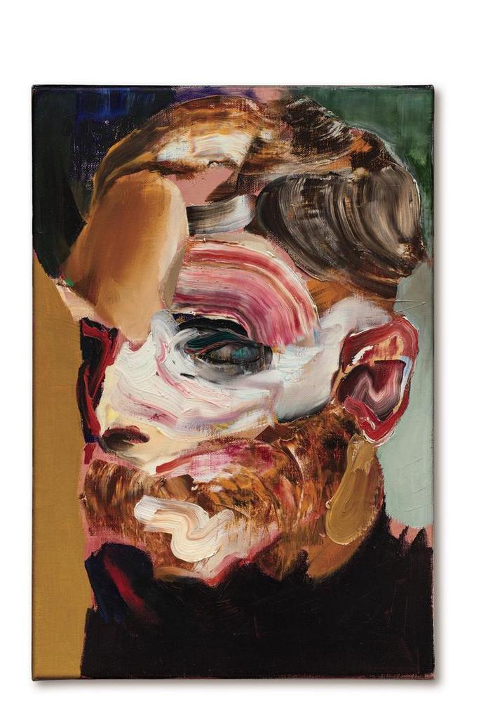 Adrian Ghenie, Self-Portrait in 1945 1945年的自畫像