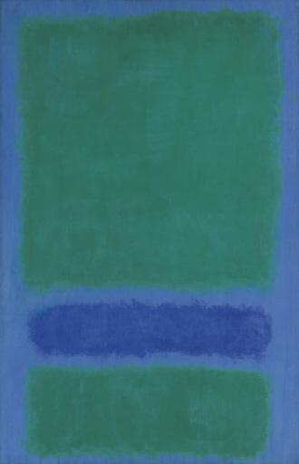 Mark Rothko, Green, Blue, Green on Blue