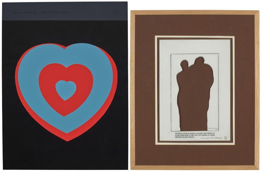 Coeurs Volants (Fluttering Hearts); Announcement for the Exhibition 'Doors'