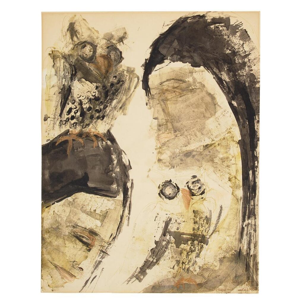 Lovers with Twilight Birds