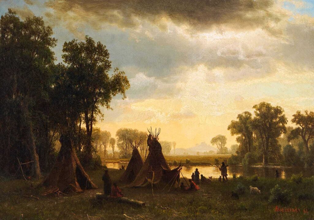 An Indian Encampment