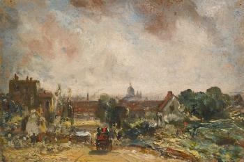 View Of The City Of London From Sir Richard Steele's Cottage, Hampstead