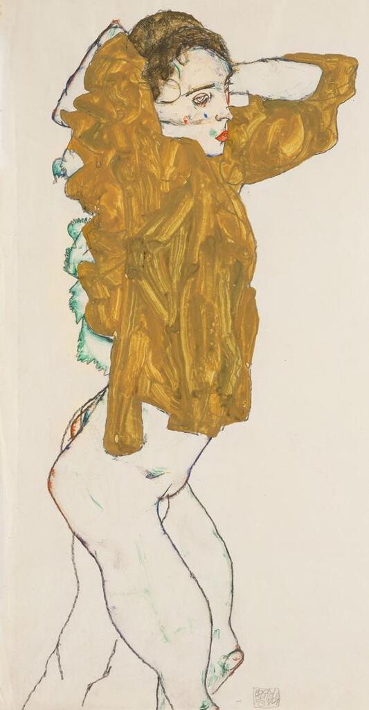 Sich Entkleidendes Mädchen (Girl Undressing)