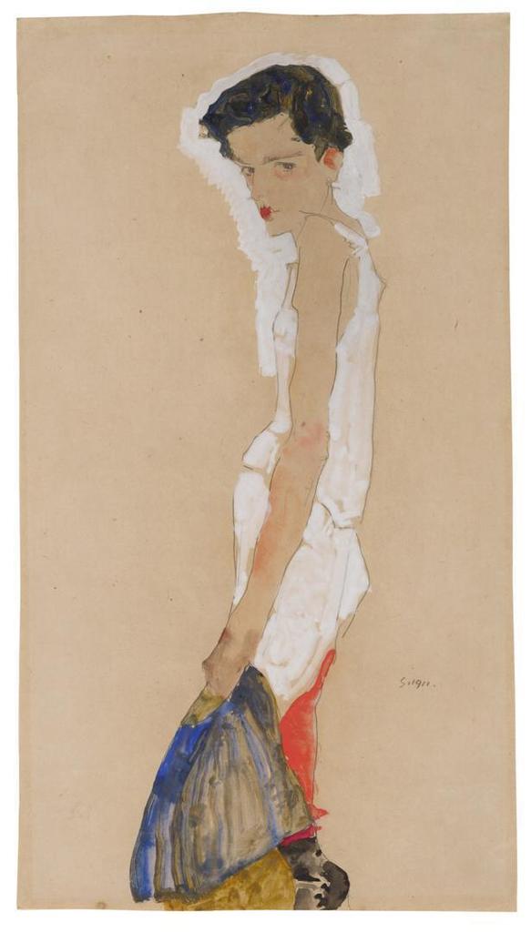 Sich entkleidendes Mädchen (Girl Undressing)