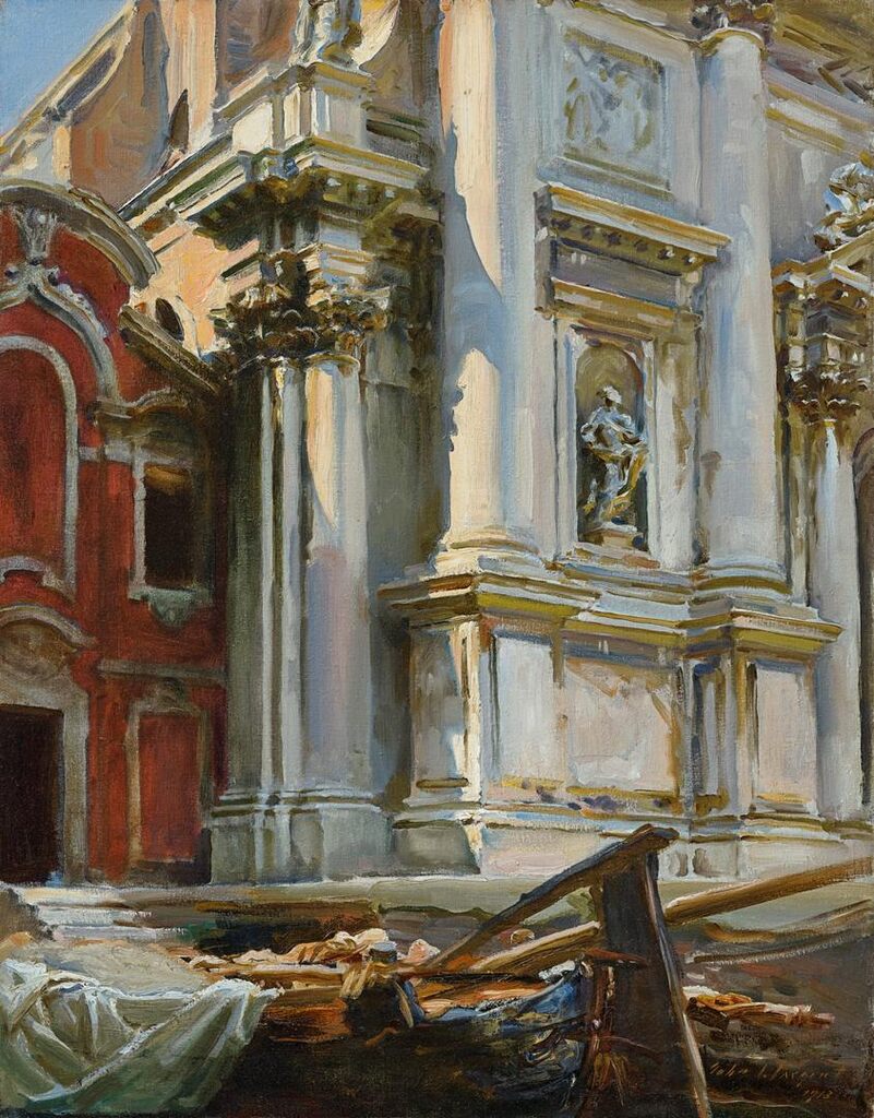 Corner of the Church of San Stae, Venice