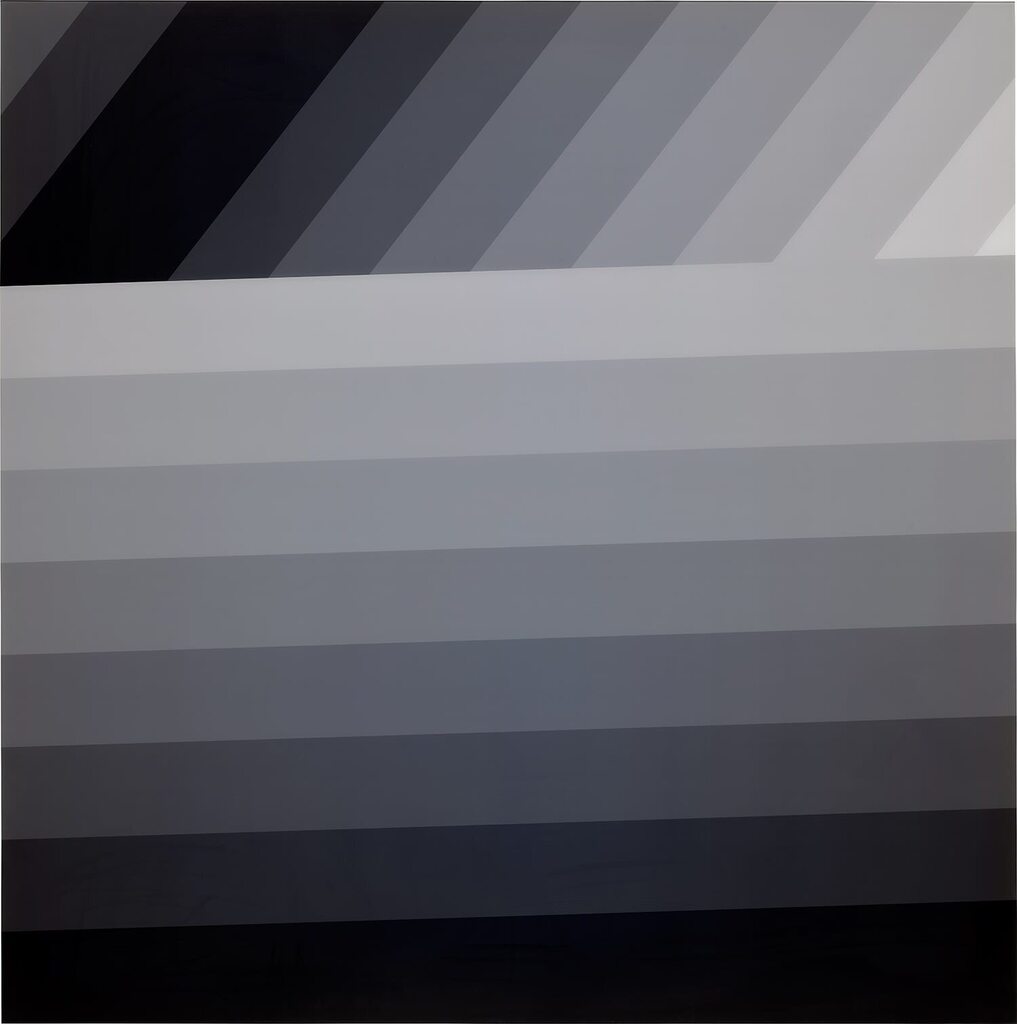 Photoshop CS: 60 by 60 inches, RGB, square pixels, default gradient "Grey Value Shapes", mousedown y=17960 x=620, mouseup y=20 x=0; photoshop tool "Wand", click= y=500 x=1940, tolerance=50; default gradient "Grey Value Shapes", mousedown y=120 x=5040