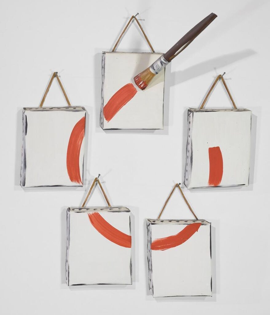 Five Paintings, One Sculpture