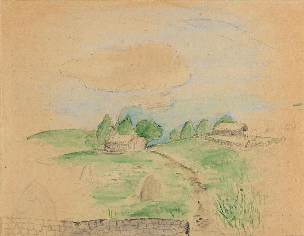 Landscape with Farm Houses