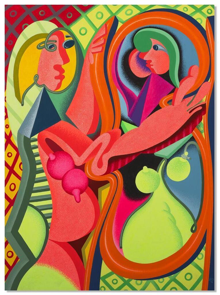 Picasso's Girl in the Mirror I