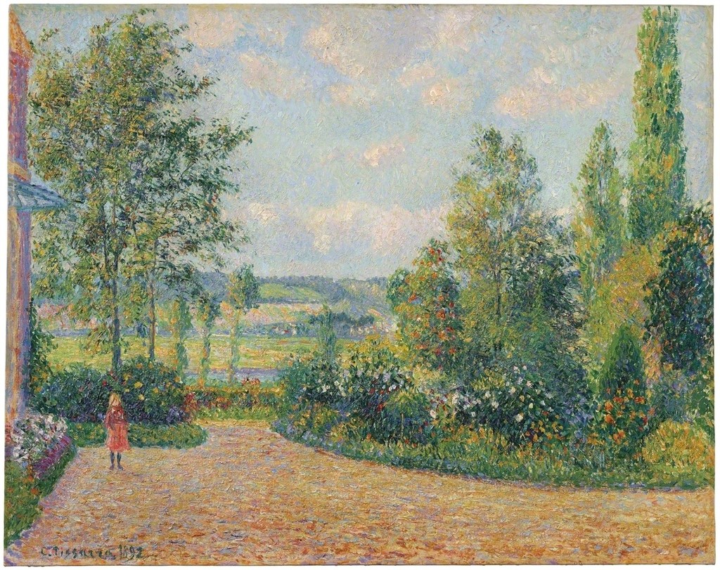 Le Jardin d'Octave Mirbeau, la terrasse, Les Damps