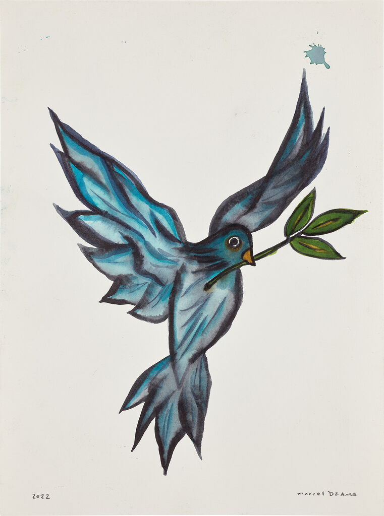 Double-sided work: (i-ii) Why is the Dove Never Free
