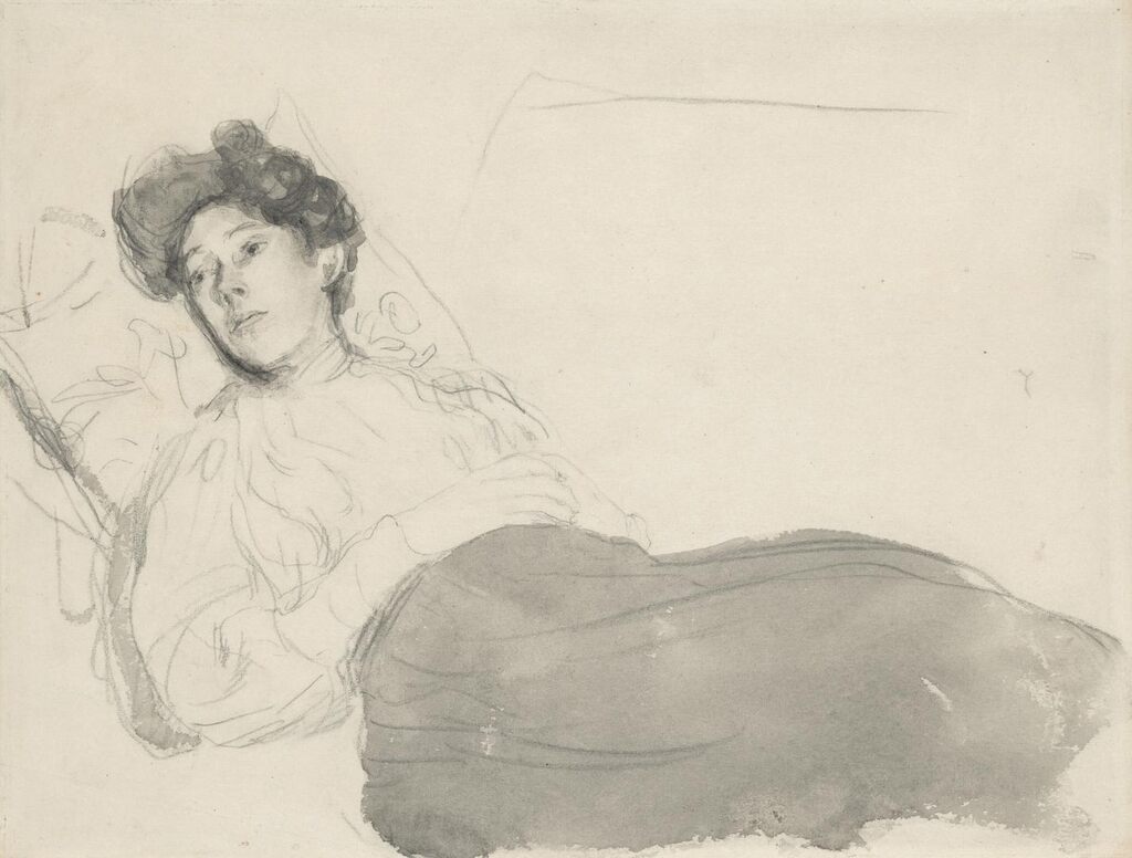 Portrait of a Lady Reclining