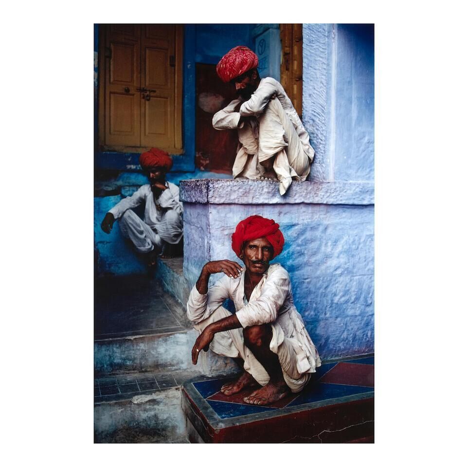 Men on Steps, Jodhpur, India
