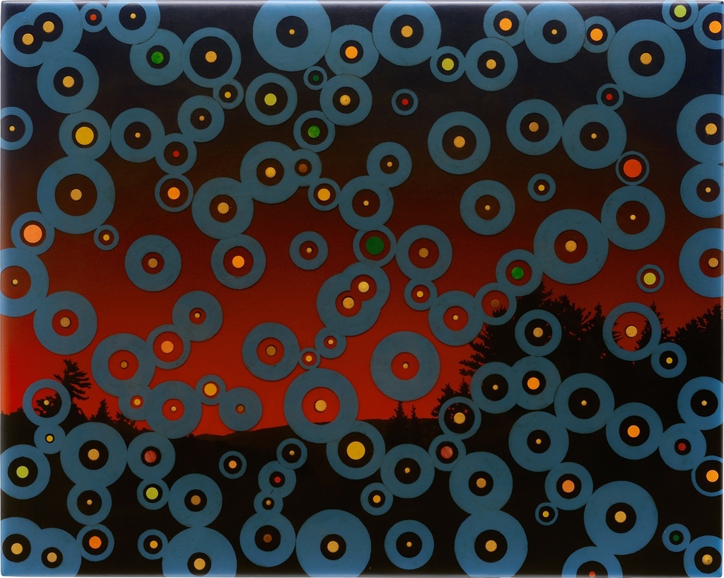 Blue Circles before Blowdown