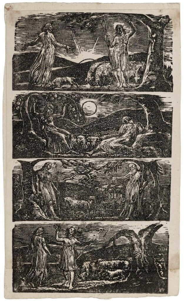 The Pastorals of Virgil: Four Plates