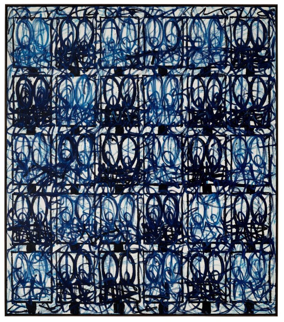 Rashid Johnson, Bruise Painting "Stardust"
