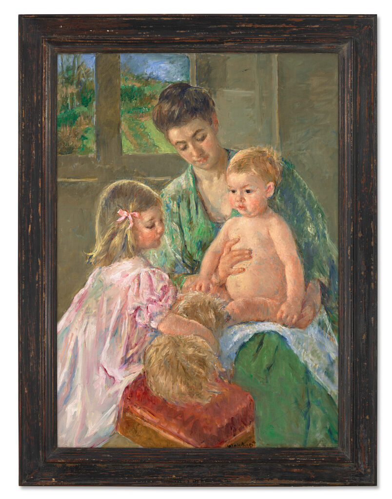 Mary Cassatt, Children Playing with a Dog