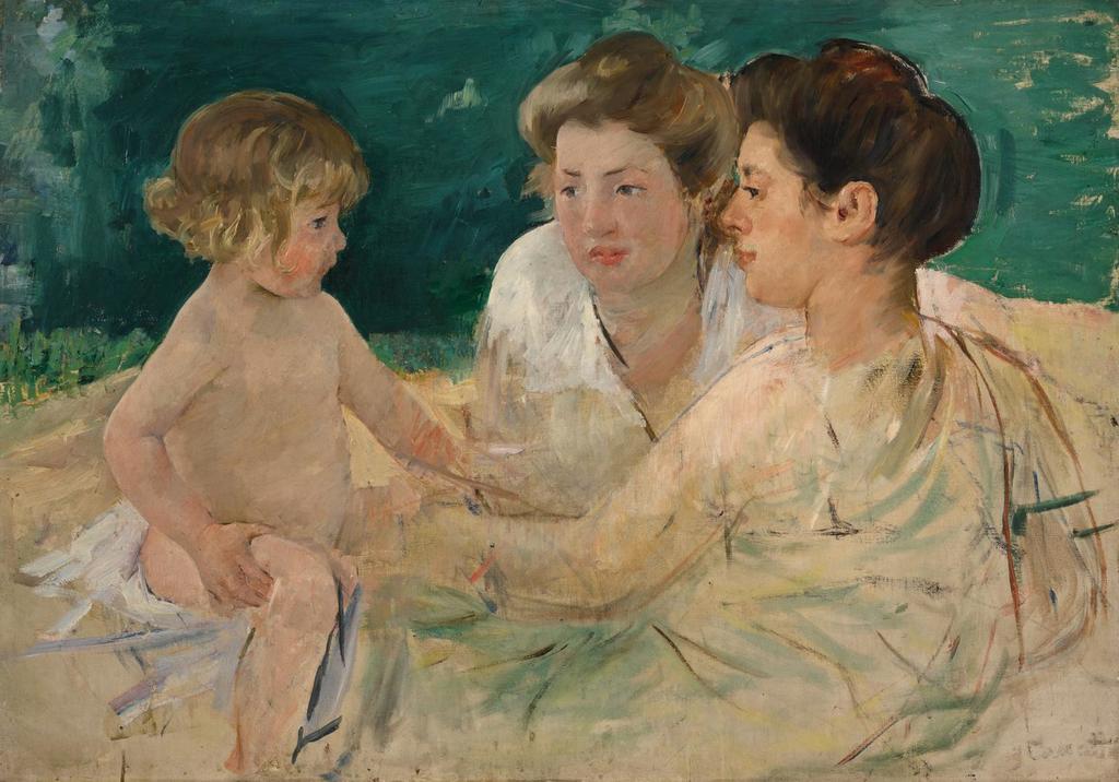 THE SUN BATH, WITH THREE FIGURES