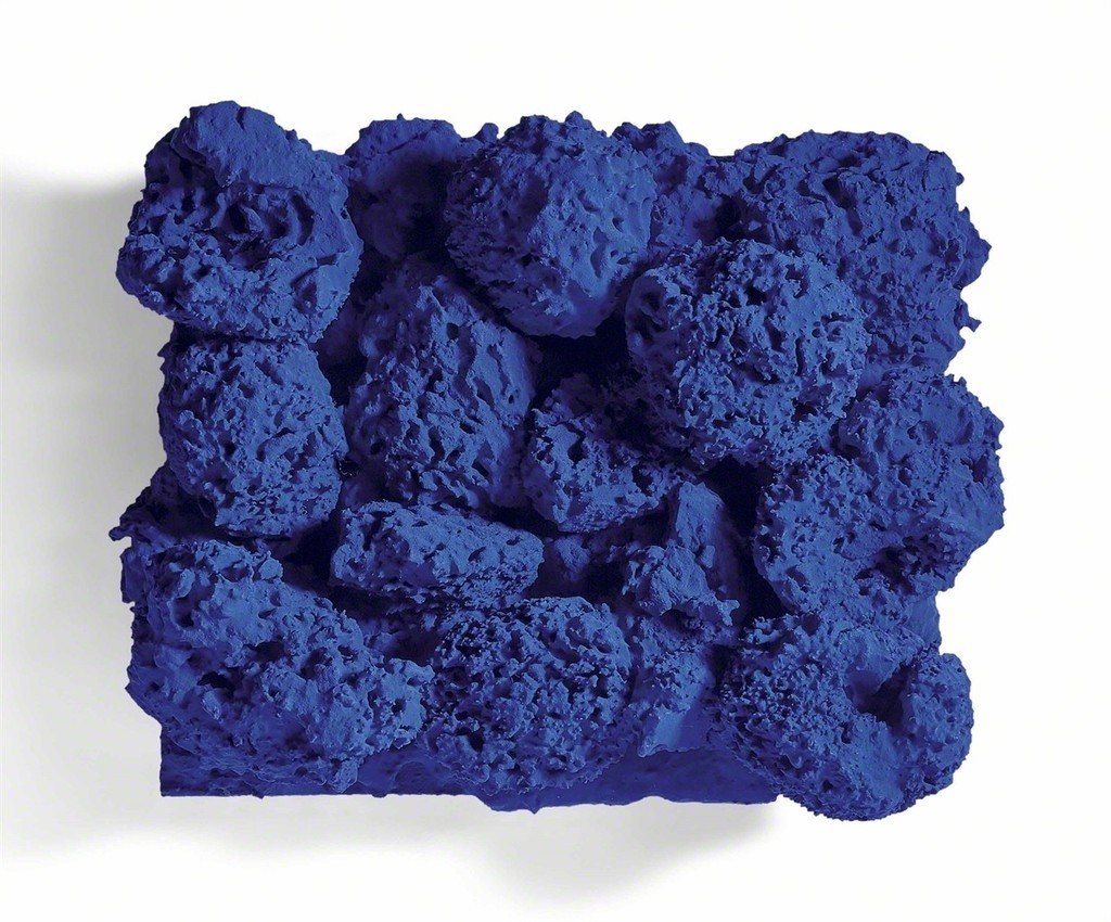 Relief Éponge bleu sans titre (RE 37)