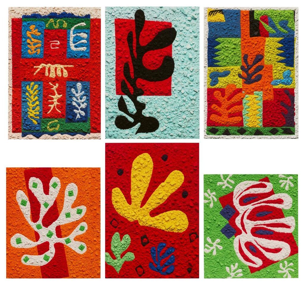 Metachrome, (Cut-outs, after Henri Matisse)