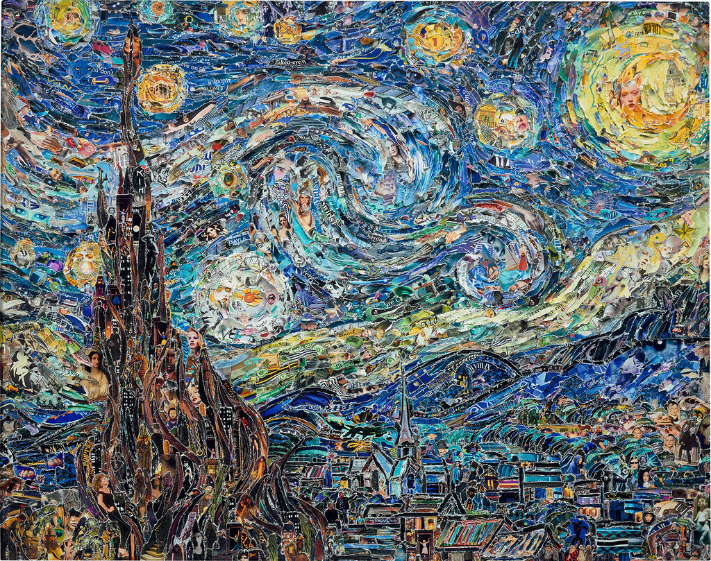 Starry Night, after Van Gogh from Pictures of Magazines 2