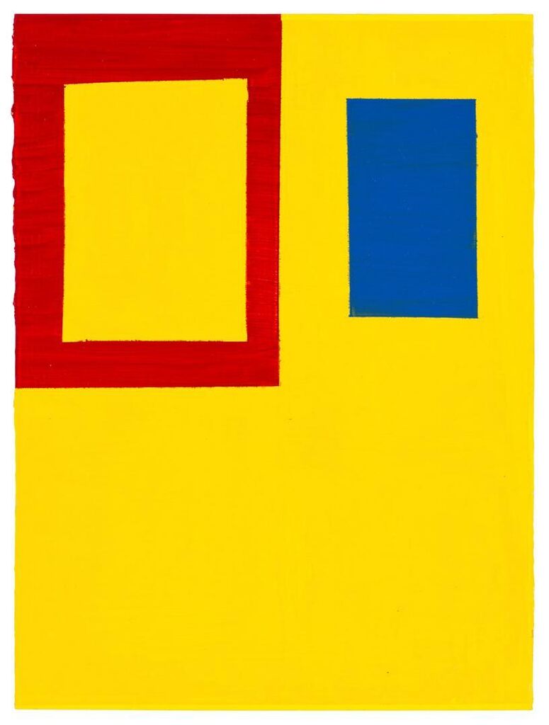Yellow, Red + Blue Drawing