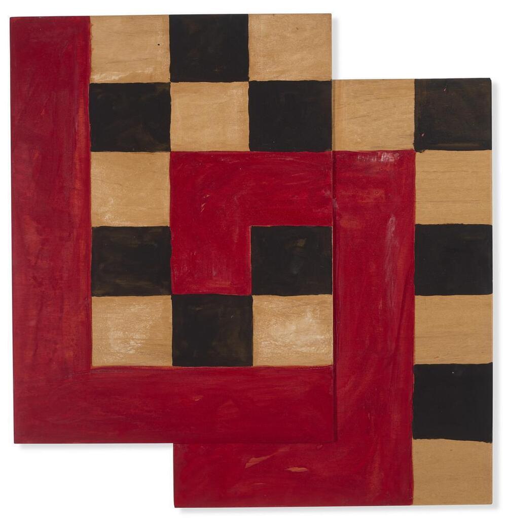 Untitled (First Checkered Spiral)