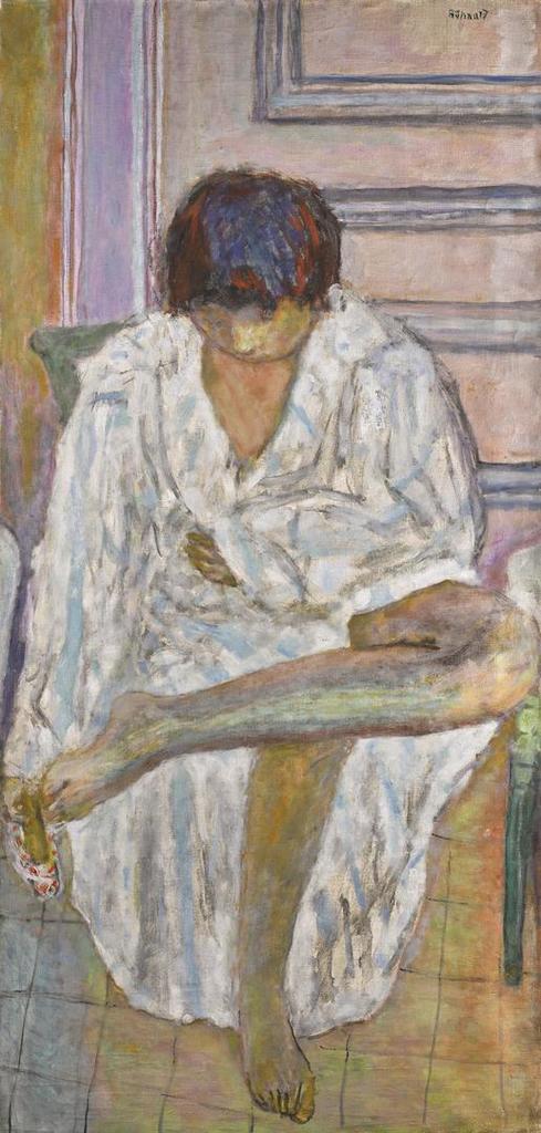FEMME À SA TOILETTE (LE PEIGNOIR)