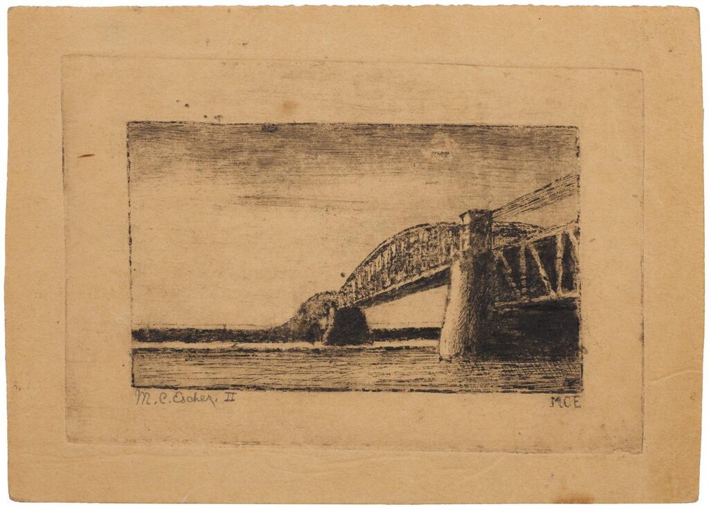 Railway Bridge across the Rhine at Oosterbeek (B. 6)