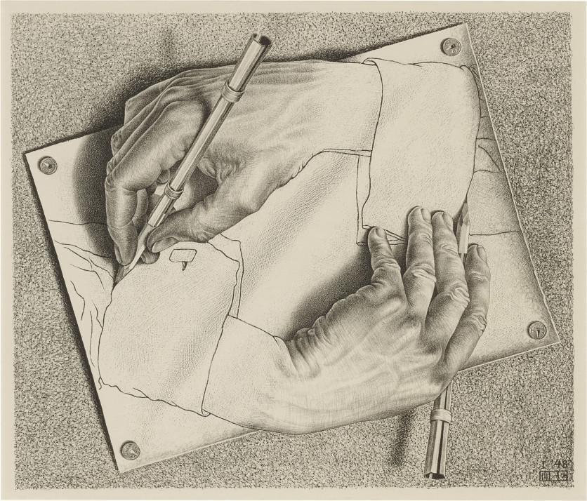 Drawing Hands (Bool 355)