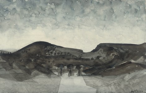 Landscape Blue and Brown, no. 23