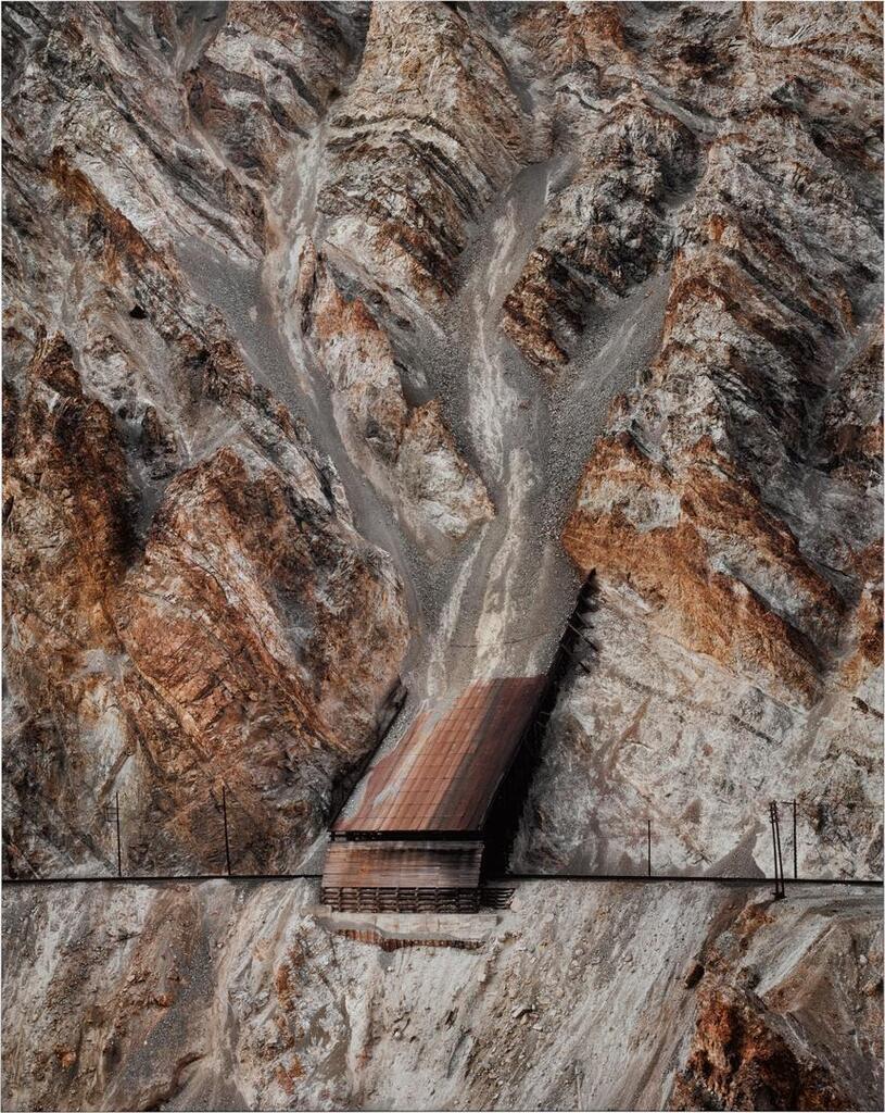 Railcuts #13, C.N. Track, Thompson River, British Columbia, Canada, 1985
