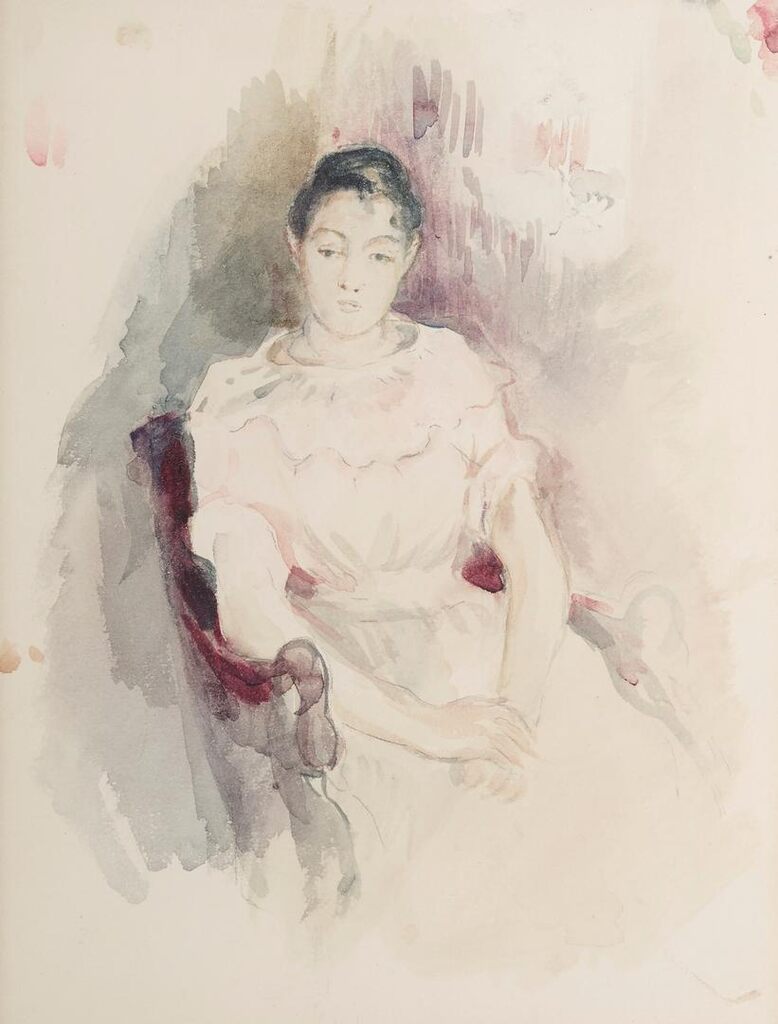 Jeune fille au repos