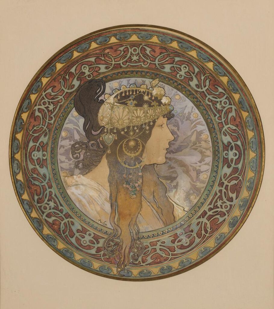 Tête Byzantine, Brunette