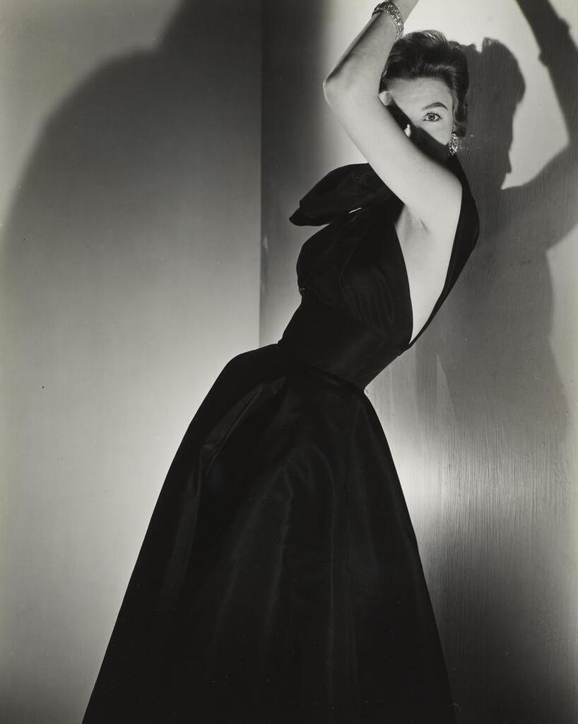 Woman in an evening dress