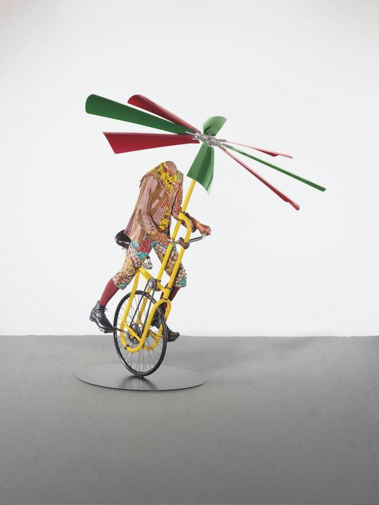 Boy on Flying Machine