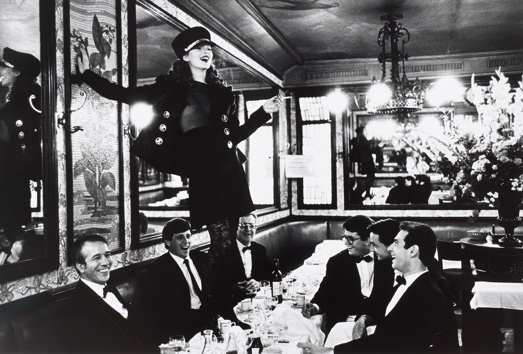 Kate Moss au Café Lipp, Vogue Italia, Paris